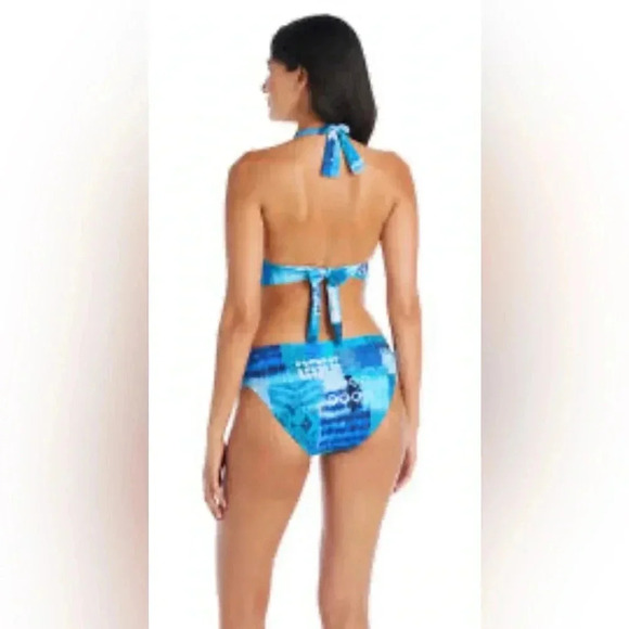 BLEU ROD BEATTIE Lace Up Halter Bra, Too Hot To Handle and Bikini Bottom Size 14 - Picture 4 of 9